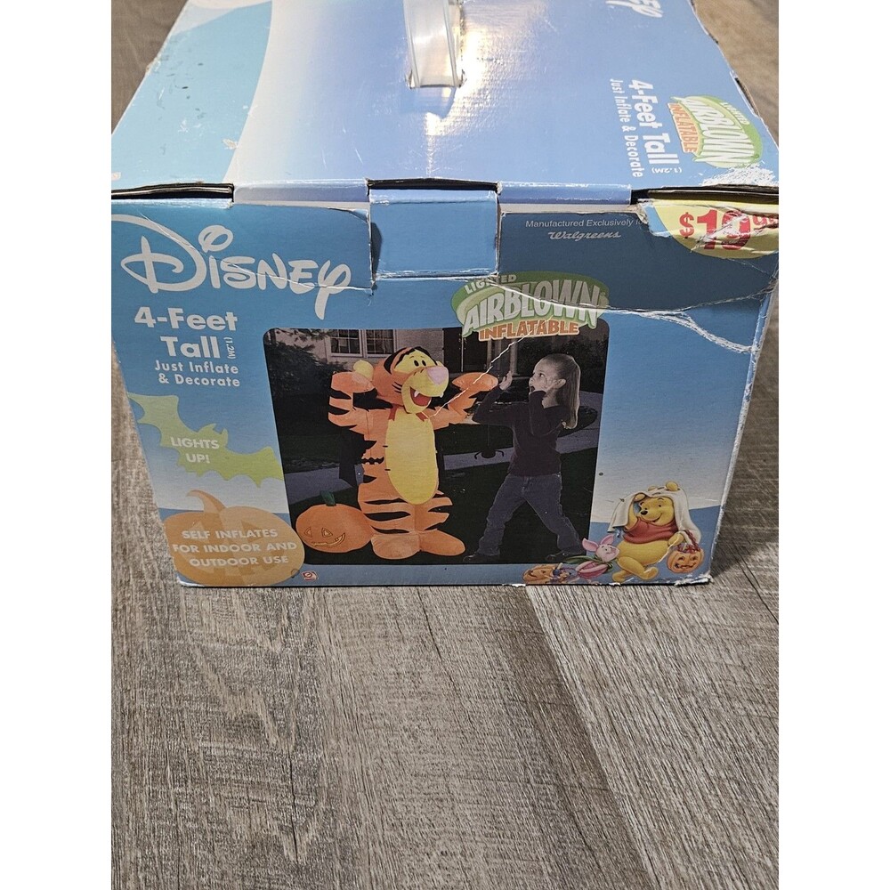 Gemmy Disney Tigger Airblown Inflatable Halloween Vampire Tested Winnie The Pooh